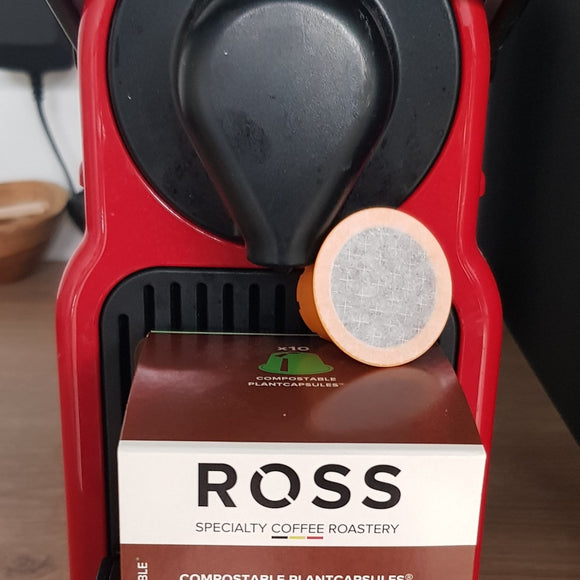 NIEUW: 100% COMPOSTEERBARE BIOCAPSULES® 12 doosjes van 10 cups (1 week vooraf bestellen)